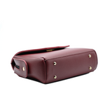 Modern Crossbody Handbag Maroon detail