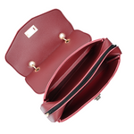 Modern Crossbody Handbag Maroon side