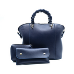 3 Piece Alora Tote Bag Set for Women - Blue