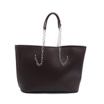 Large Capacity Tote Bag Dark Brown detail