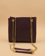 Regalia Long Chain Crossbody Bag Maroon