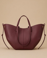 Flexo Tote Bag for Women - Maroon Large Capacity Handbag
