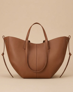 Flexo Tote Bag for Women - Brown Large Capacity Handbag